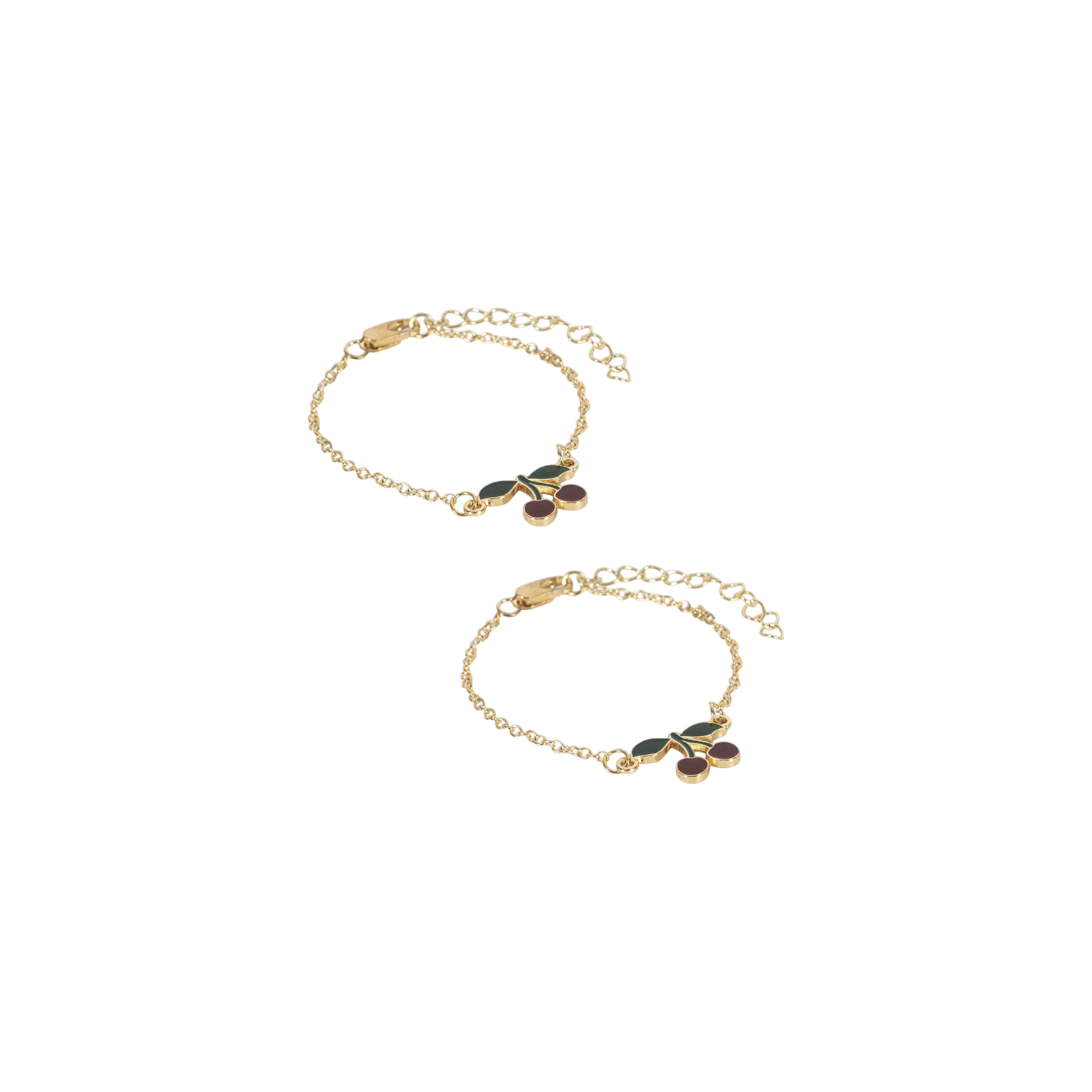 Armband 2er-Set Cherry Bestie Gold