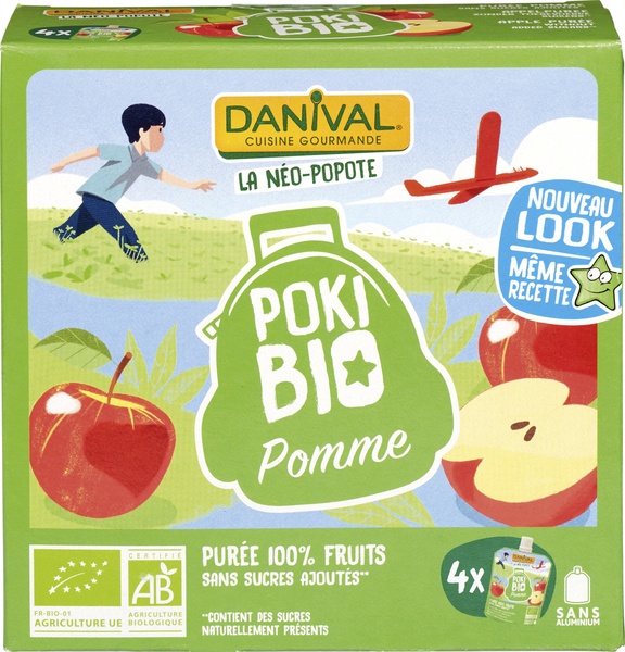 Danival Knijpfruit Appel (4 stuks)