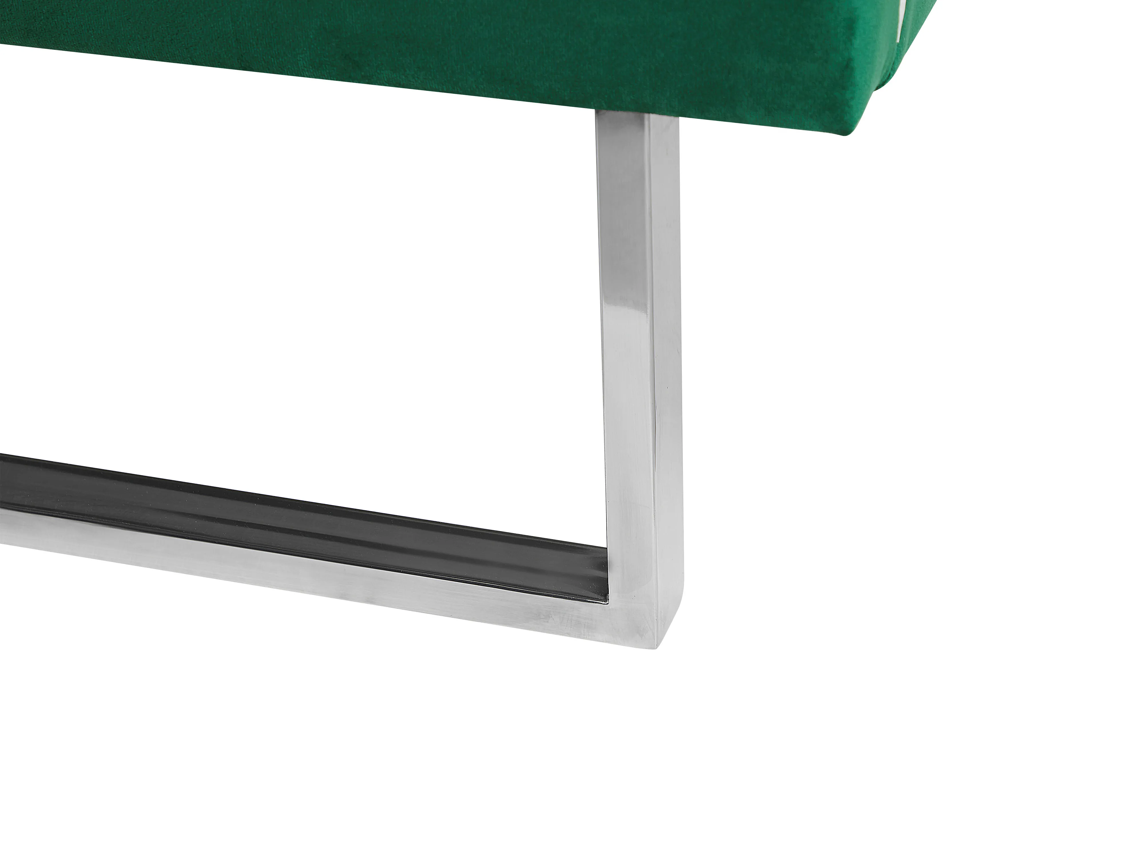 Bed Fluweel BELLOU 180 x 200 cm Groen