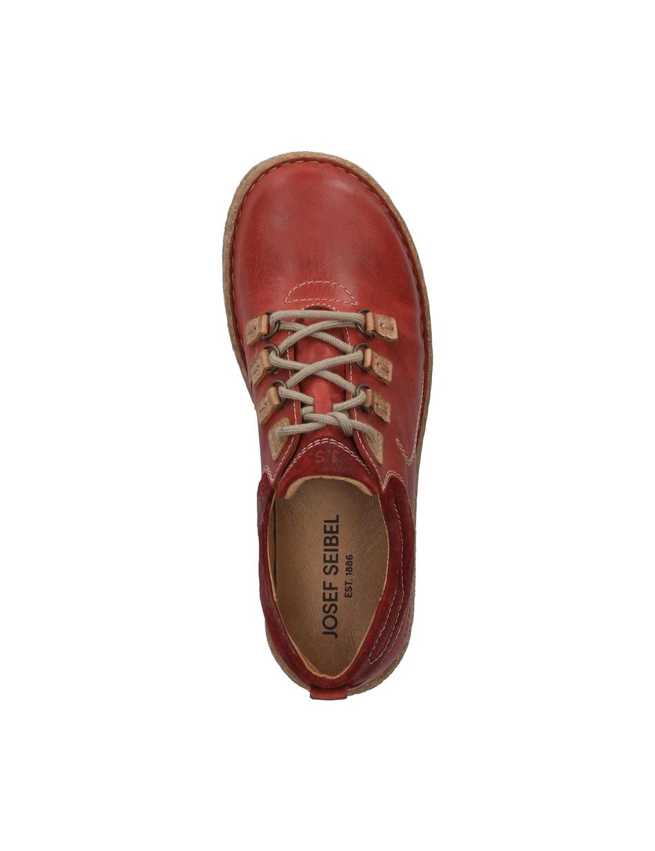 Halbschuh Neele 58, rot-kombi