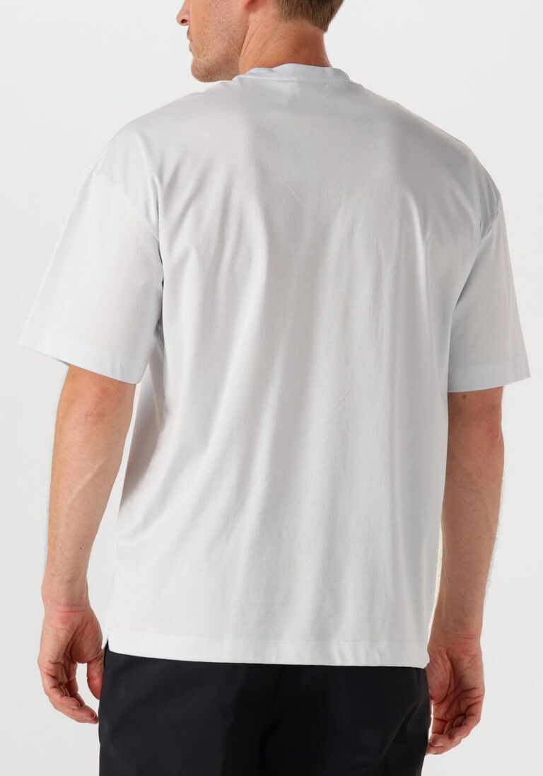 lichtblauwe valenza t-shirt interlock supima oversized t shirt