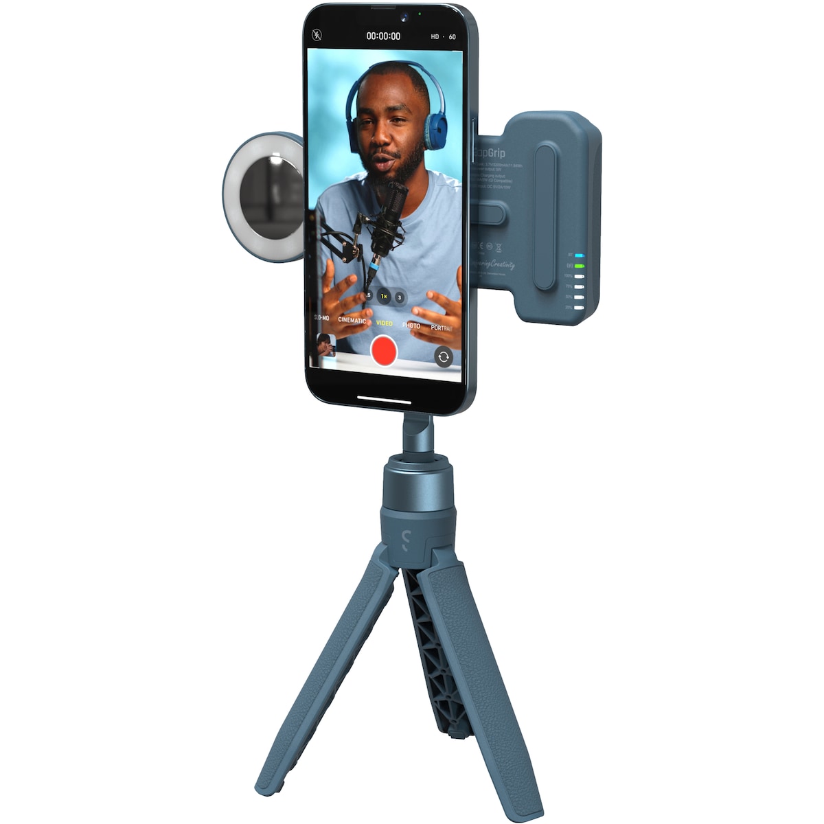 Shiftcam SnapGrip skapersett (blå)