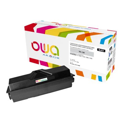 Cartouche laser compatible Kyocera TK-130 - noir - Owa K15114OW