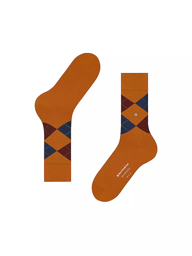BURLINGTON Herren Socken EDINBURGH blush orange
