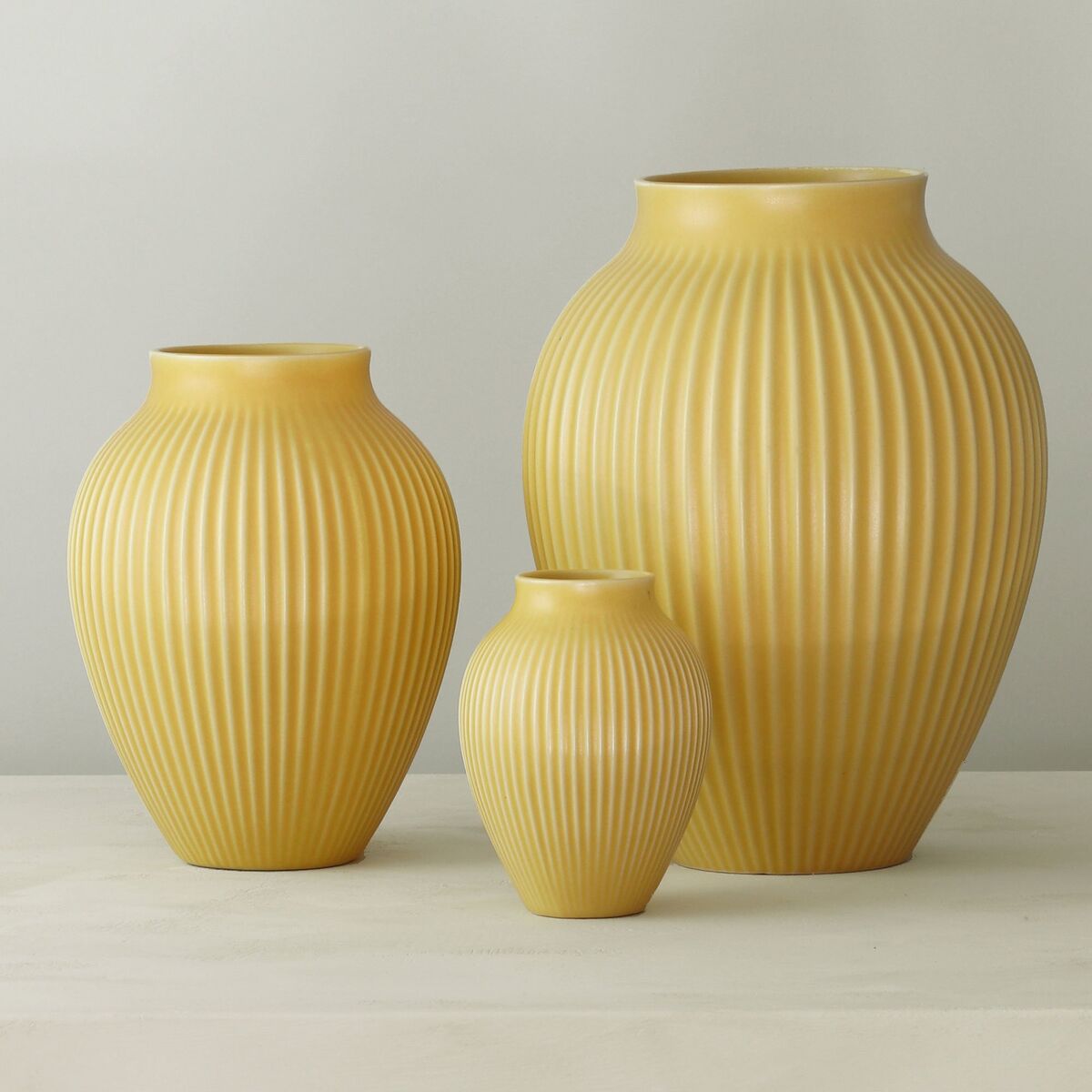 Vase 12,5 cm, gul