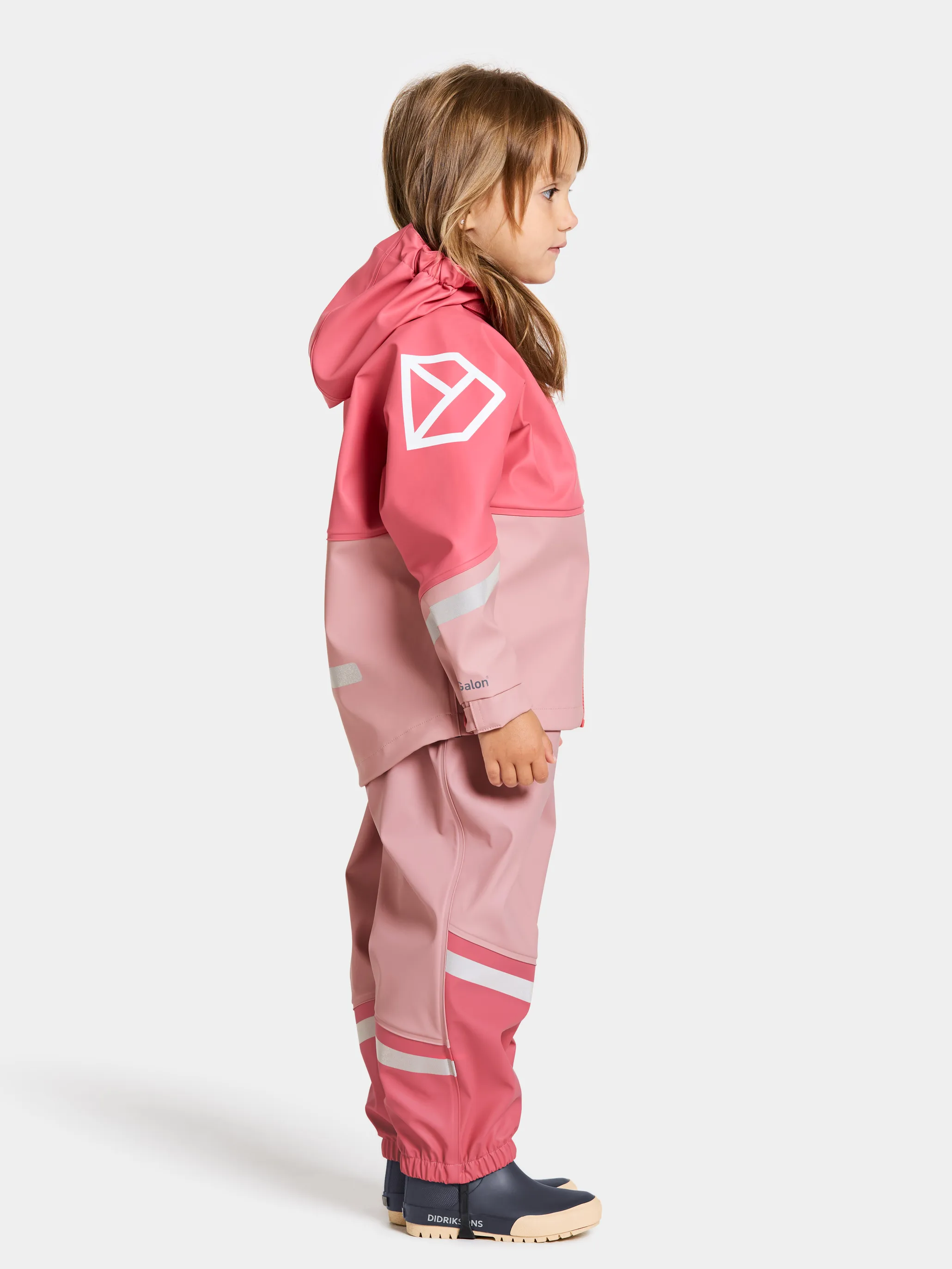 Didriksons Kids' Waterman Set 11 Soft Pink