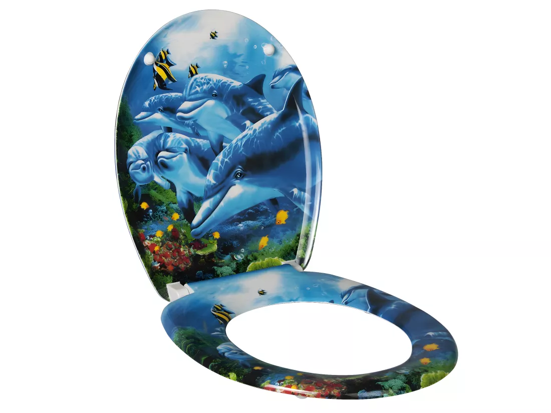 Siège de toilette abattant 45.5 x 37.1 x 37.1 cm 19_0000673