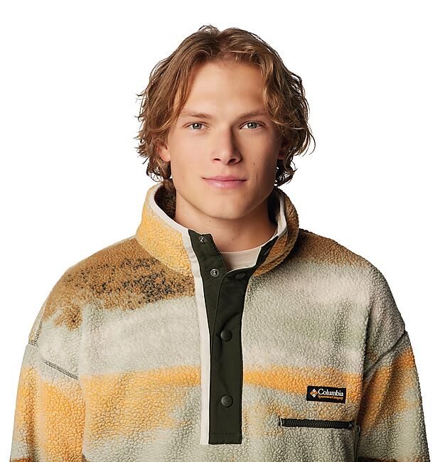 COLUMBIA - POLAIRE 1/2 ZIP HELVETIA II PRINTED HALF SNAP FLEE