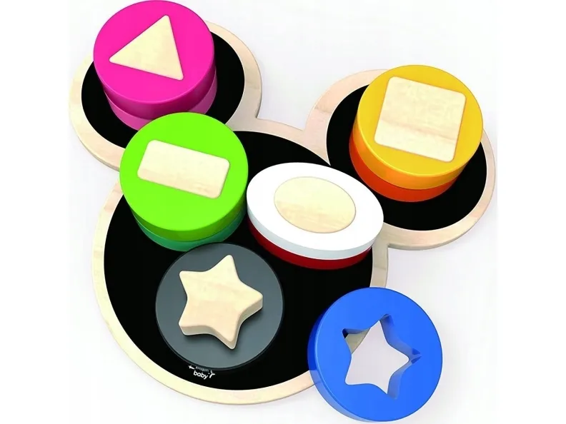Disney DISNEY WOOD Mickey Shape Puzzle