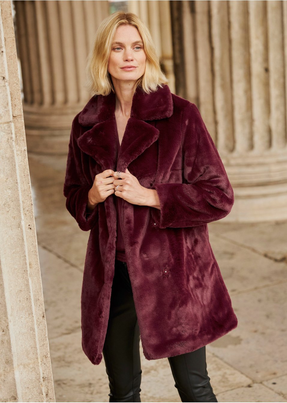 Veste longue douillette