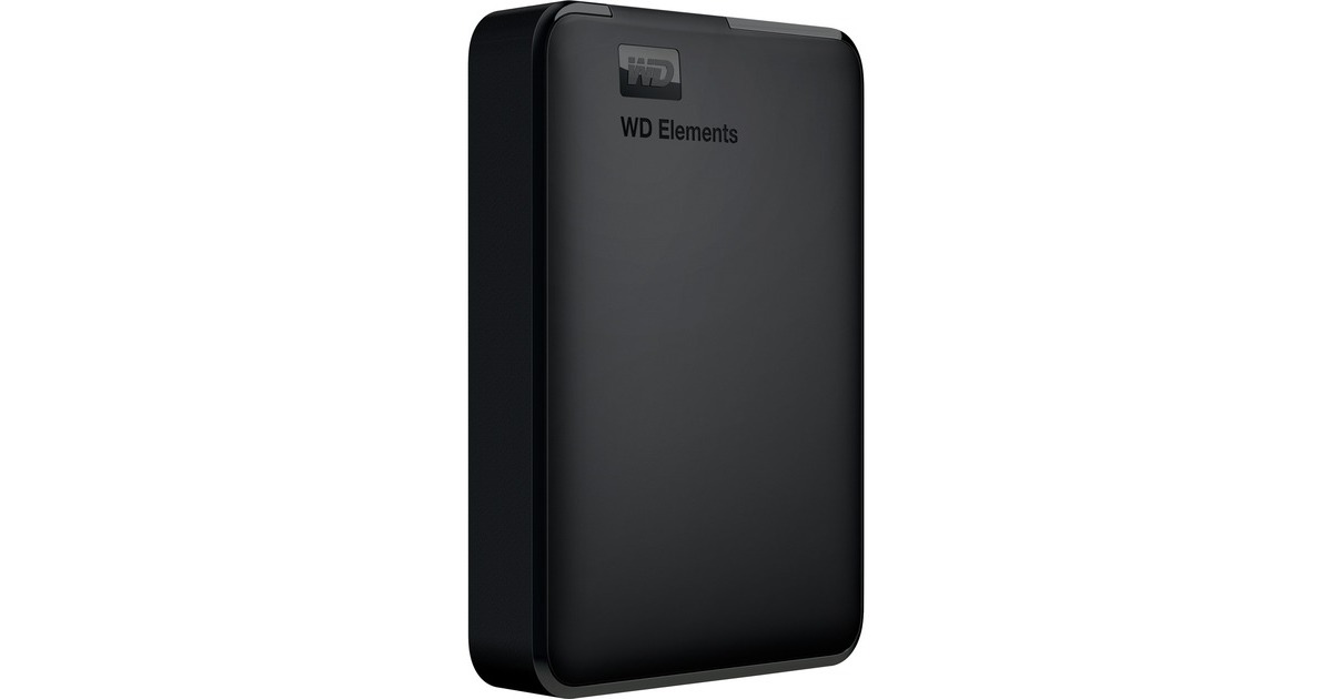 WDElements Portable 5 TB externe harde schijf  (Zwart, WDBU6Y0050BBK-WESN, Micro-USB-B 3.2 (5 Gbit/s))