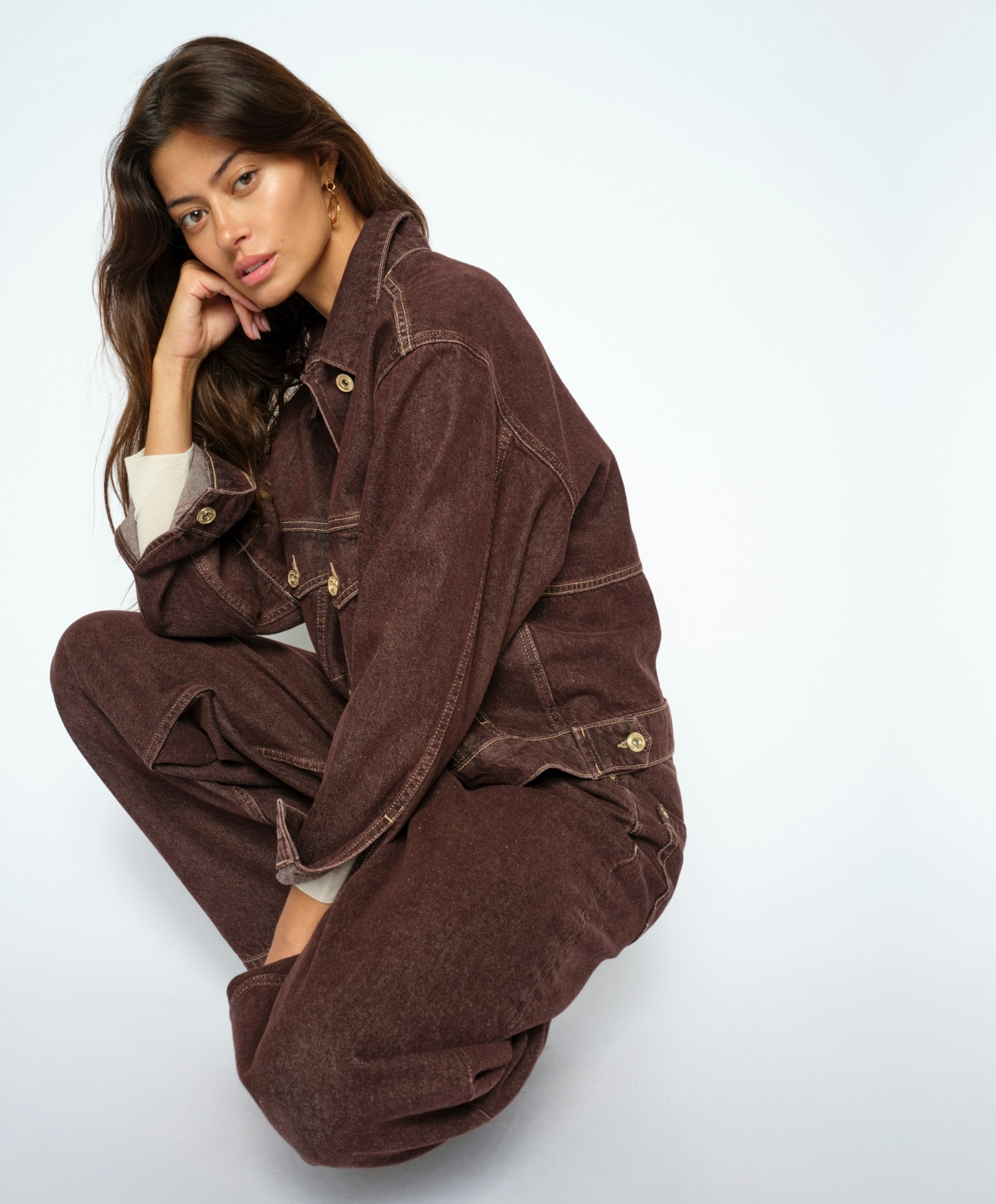 Mos Mosh Dames spijkerjas  bordeaux