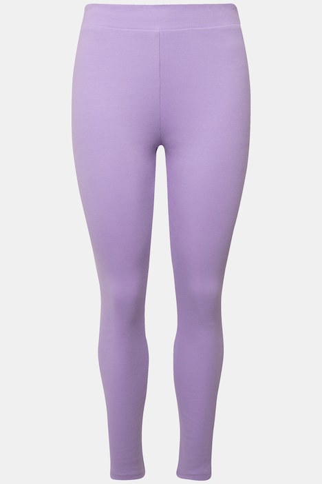Leggings, Tight Fit, Rippjersey, Elastikbund