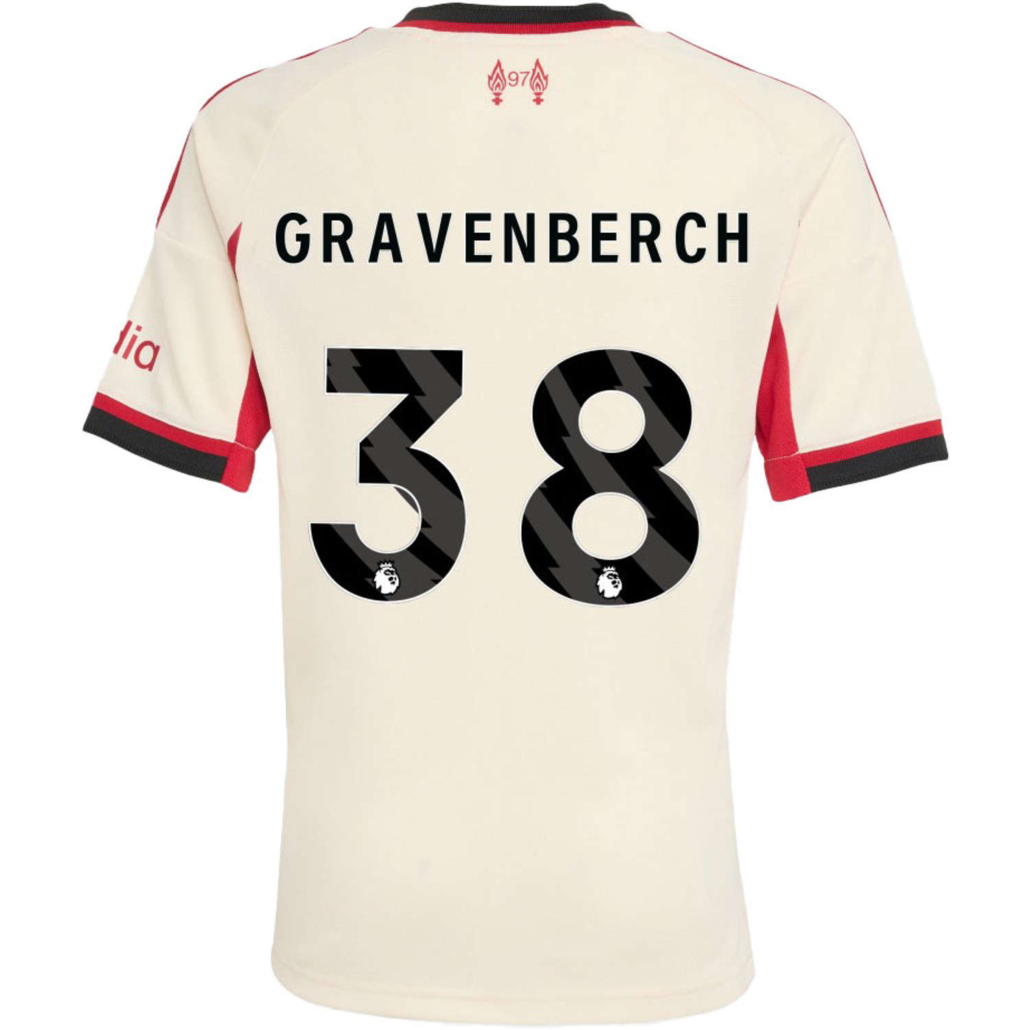 adidas Liverpool Uit Shirt Gravenberch 38 Kids