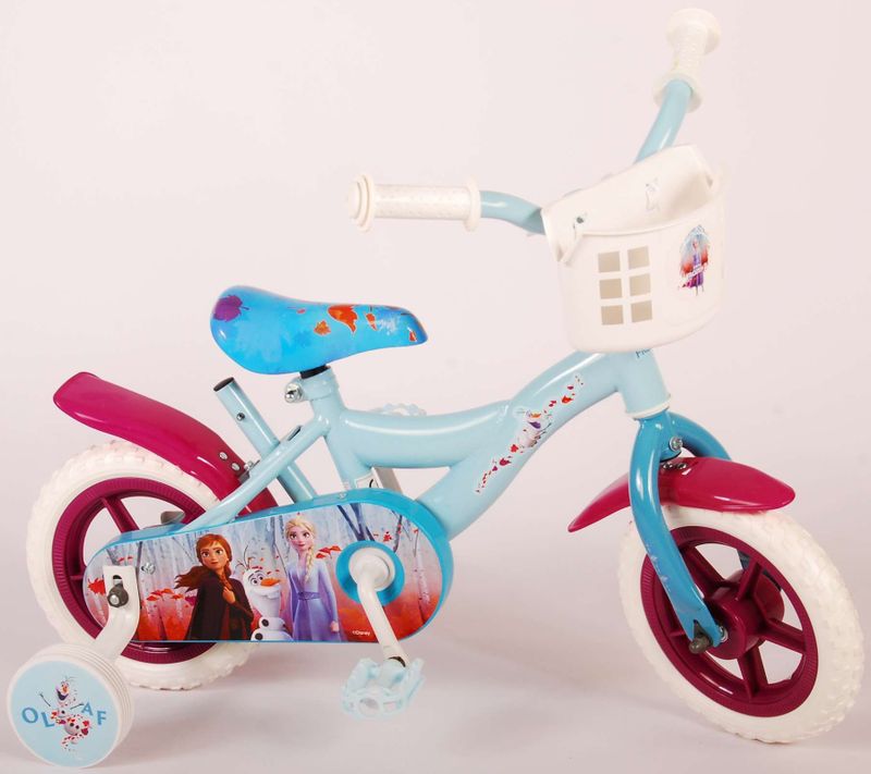 Disney - Frozen 2 - Kinderfiets - Blauw/Paarse - Doortrapper