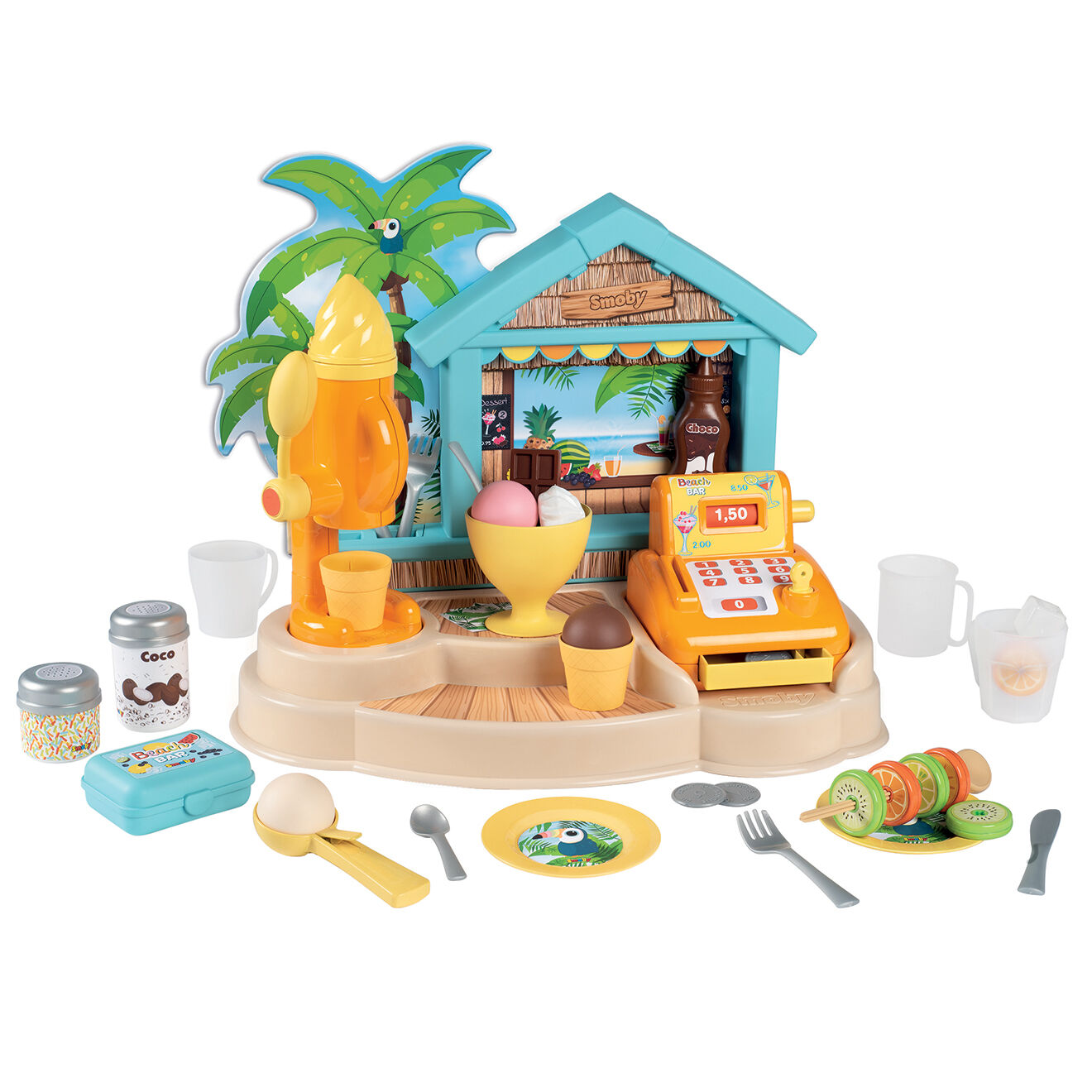 Smoby Beach bar multicolore - 44.5x26.6x28.5 cm