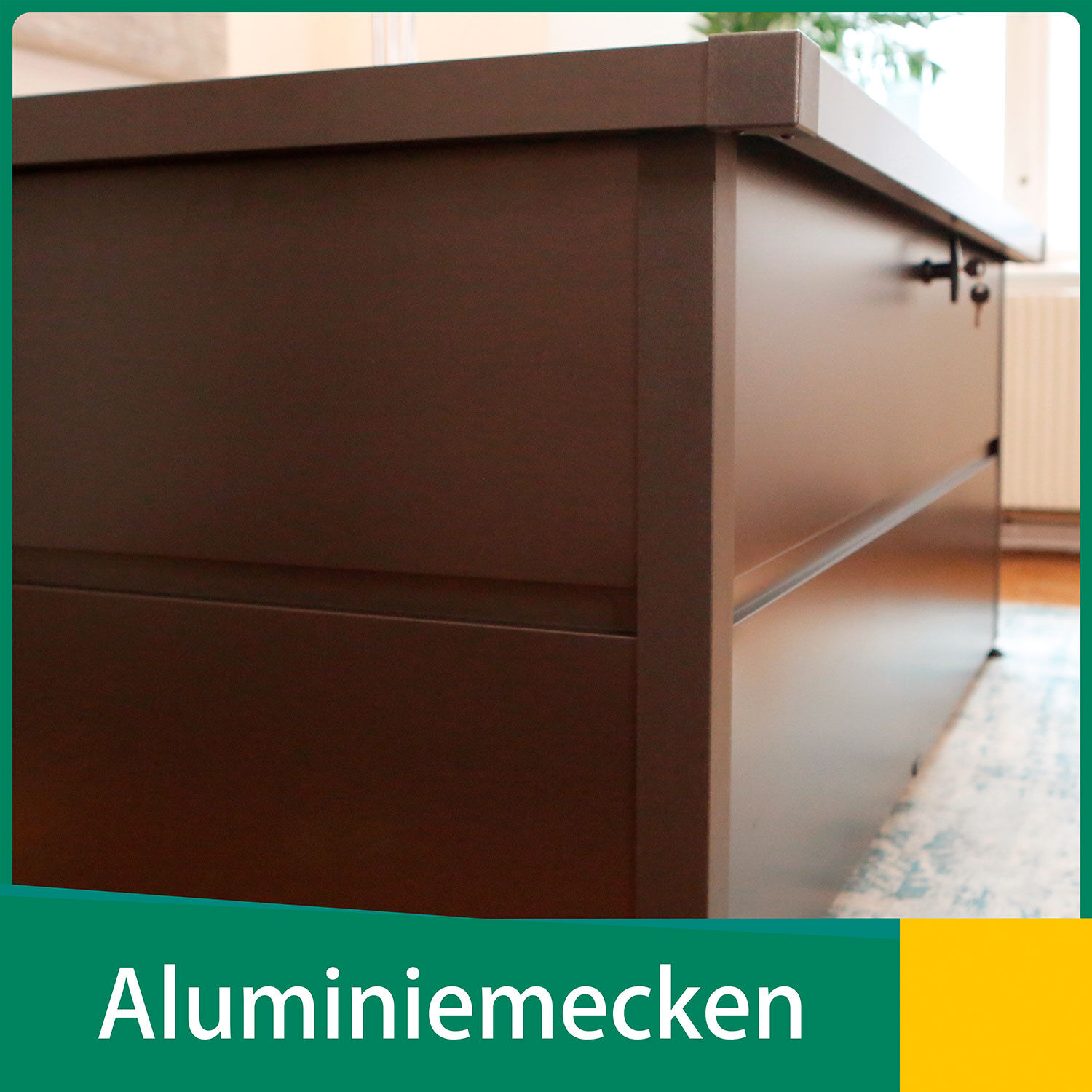 Gartenbox Colibri inkl. Schloss aus Stahlblech