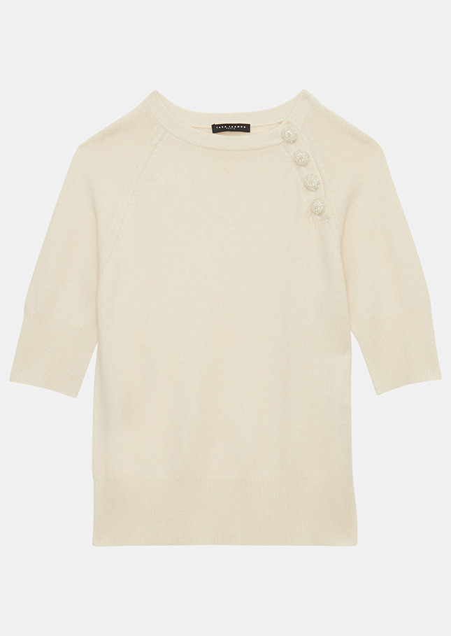 Pull Pastelleécru en laine