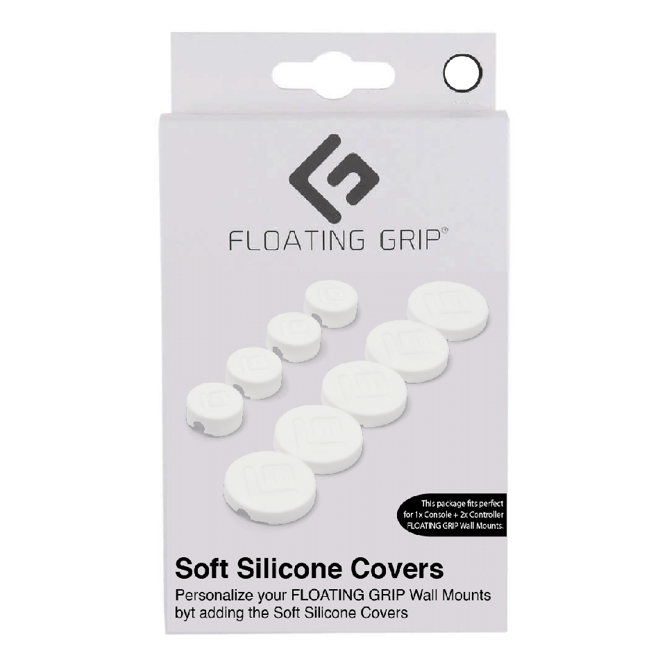 Floating Grip Wall Mount Covers (White)