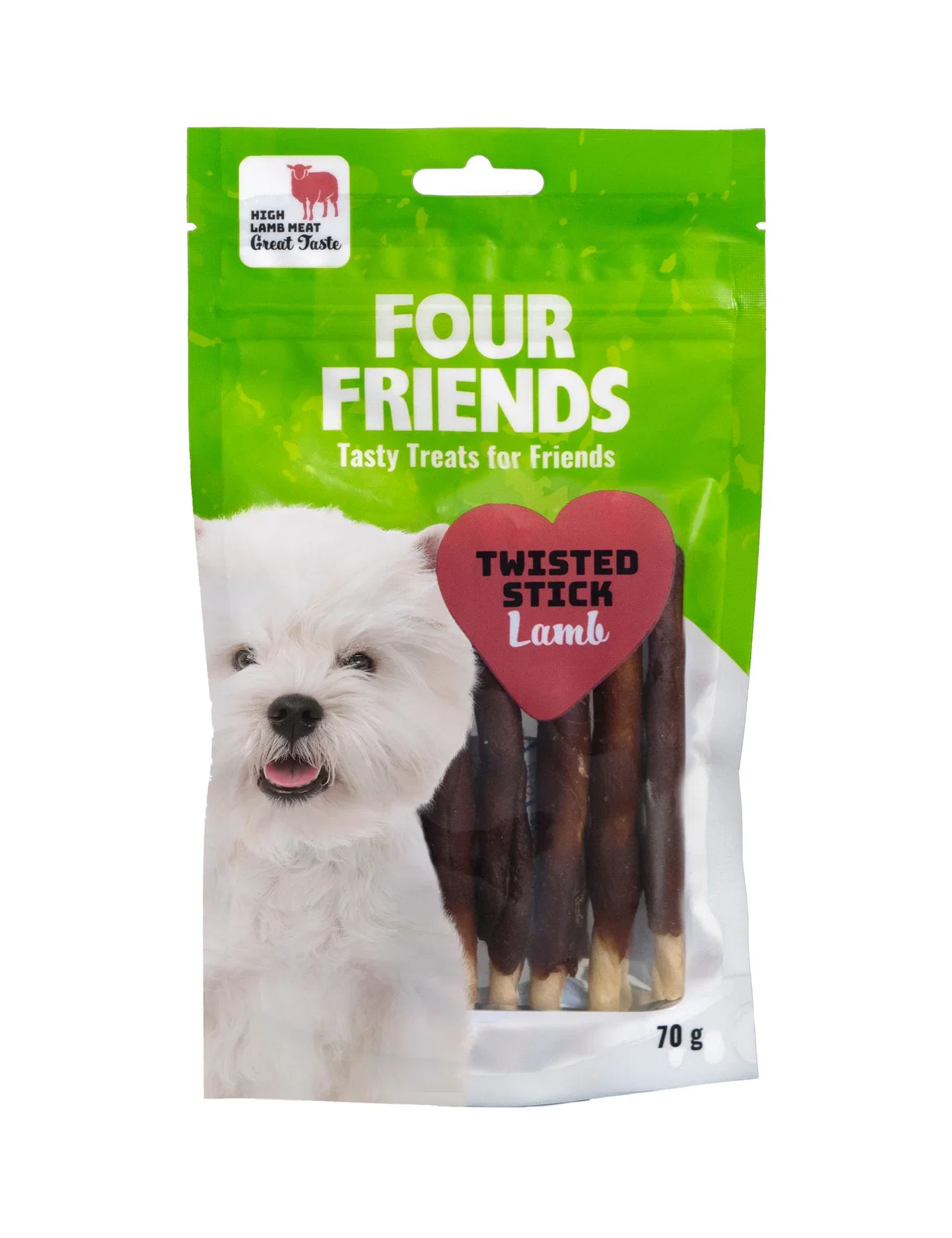 FourFriends Tyggepinner lam FourFriends 7 pk