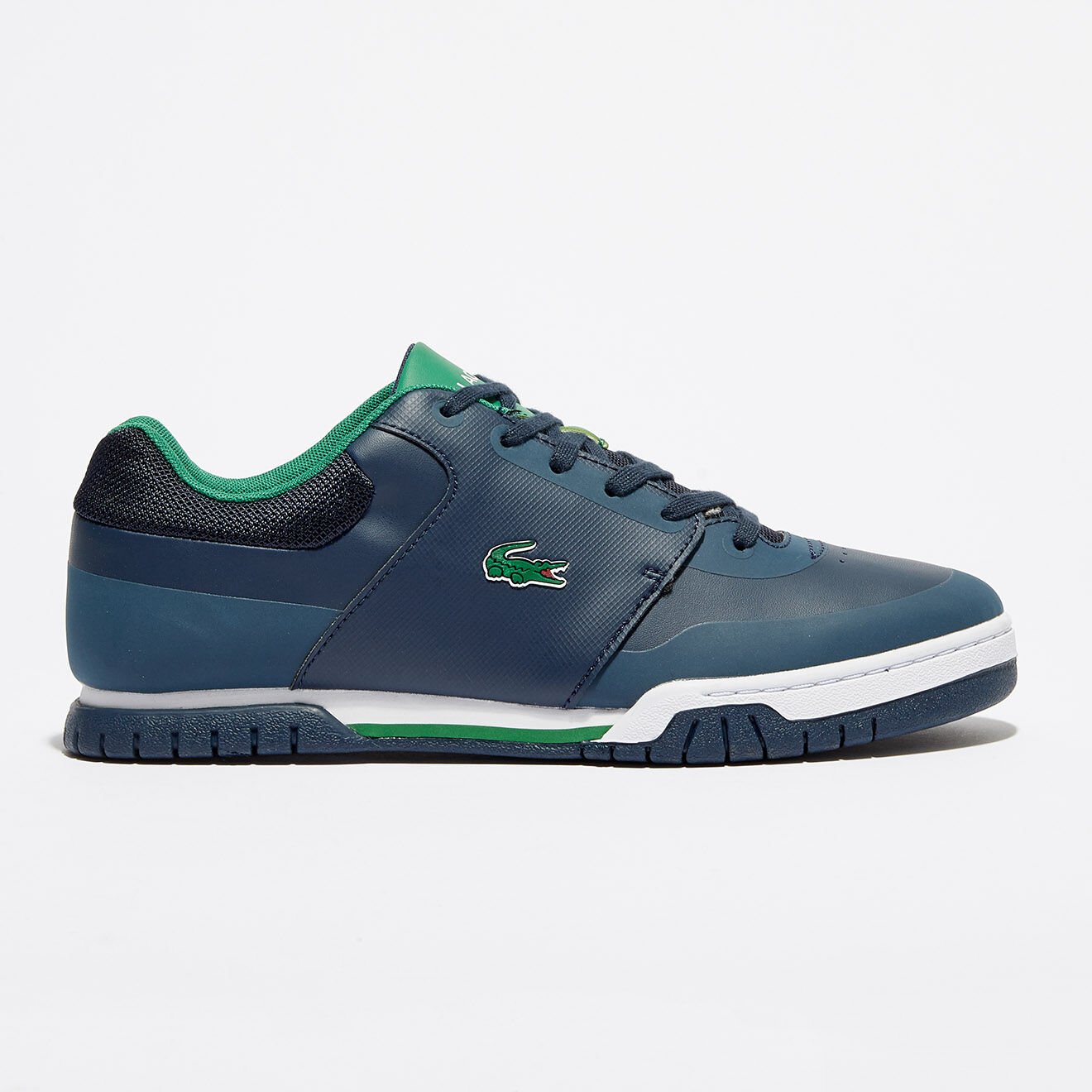 Lacoste Baskets Indiana Evo 317 1 bleu marine/vert