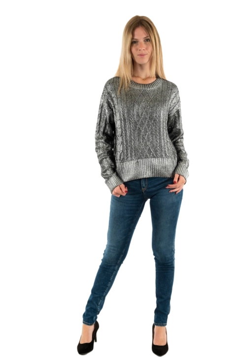 Pull hiver freeman t. porter pregane glitter ny55 f371 silver