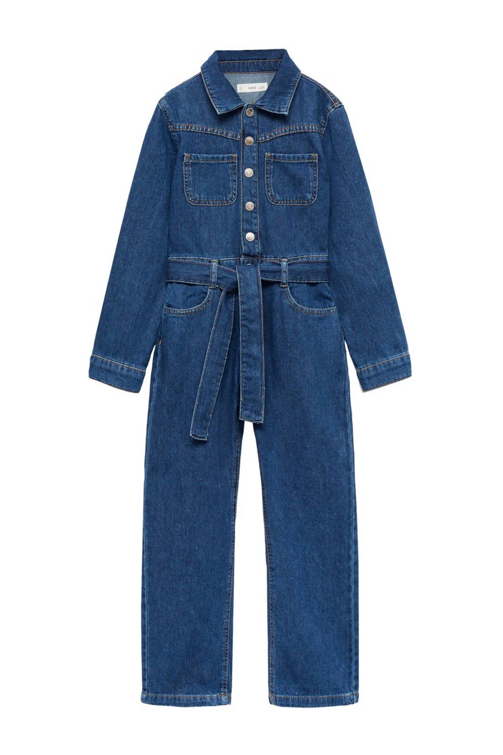Mango Kids jumpsuit medium blue denim