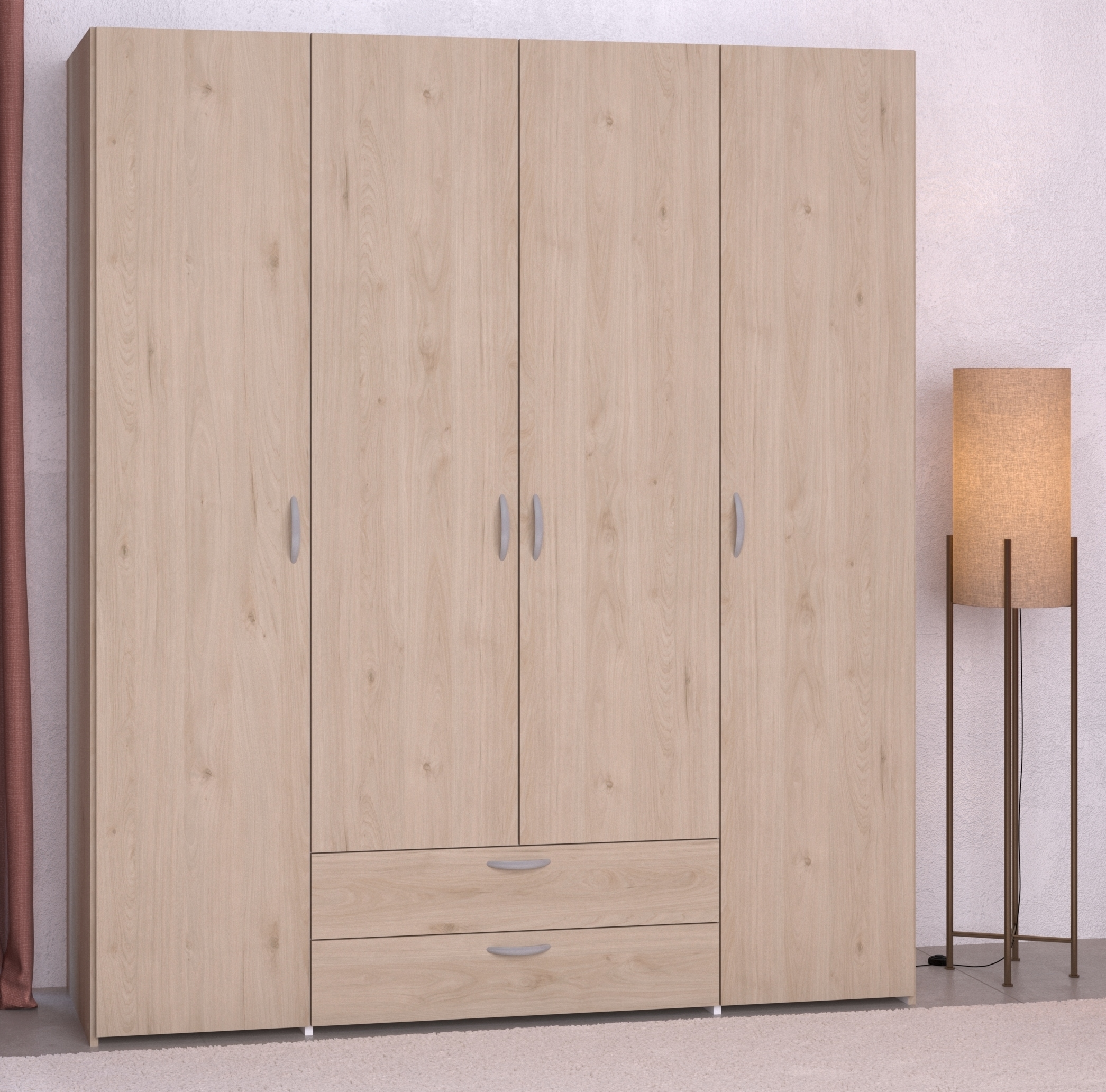 Parisot Kleiderschrank 4-türig 
