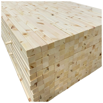 Grenen geschaafd gevingerlast 45x45 mm 250 cm