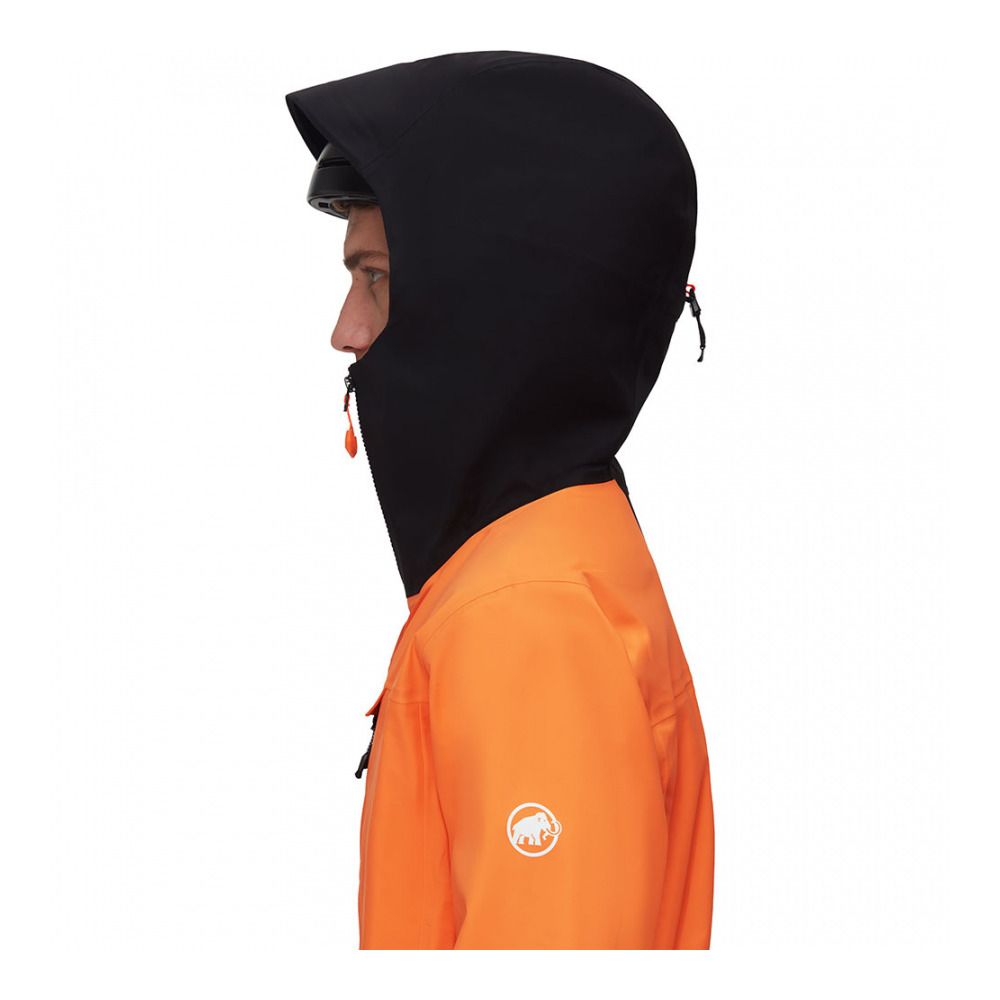 Mammut HALDIGRAT AIR HS - Veste Homme tangerine/black