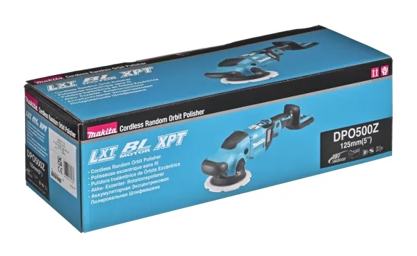 Makita DPO500Z - Tilfældig kredsløbspolerer - ledningfri - 125 mm - intet batteri - 18 V - SOLO