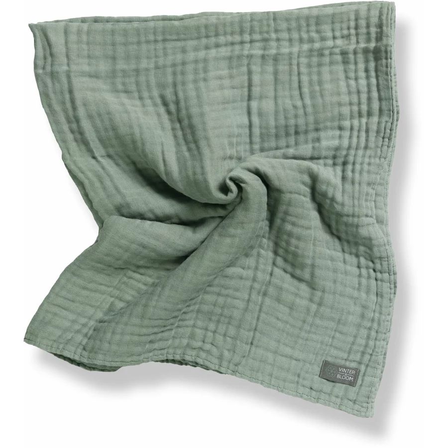 VINTER&BLOOM Kuscheldecke Layered Muslin Jade Green