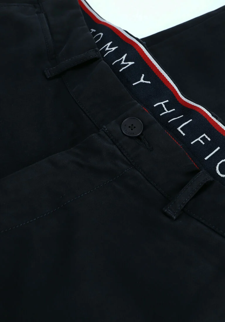 TOMMY HILFIGER blauwe tommy hilfiger chino core bleecker chino gmd flex