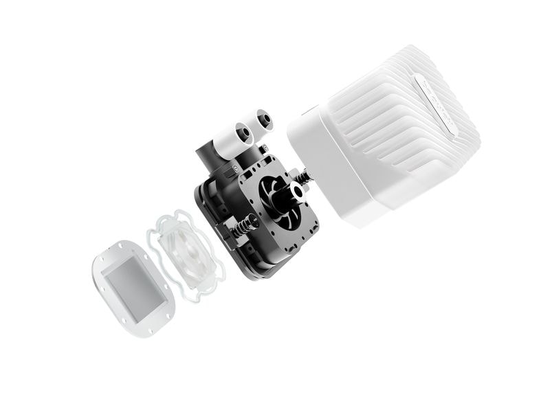 be quiet! Wasserkühlung Light Loop 360mm Weiss Leisutngsvoller und leiser Wasserkühler mit drei Lüfter