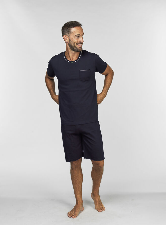 Topeco Topeco pyjama set, bamboo 595 navy