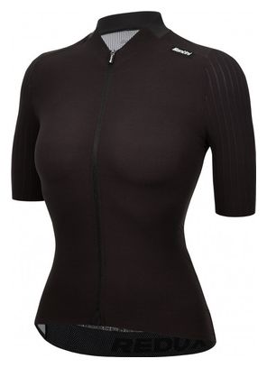 Maillot Manches Courtes Femme Santini Redux Speed Noir