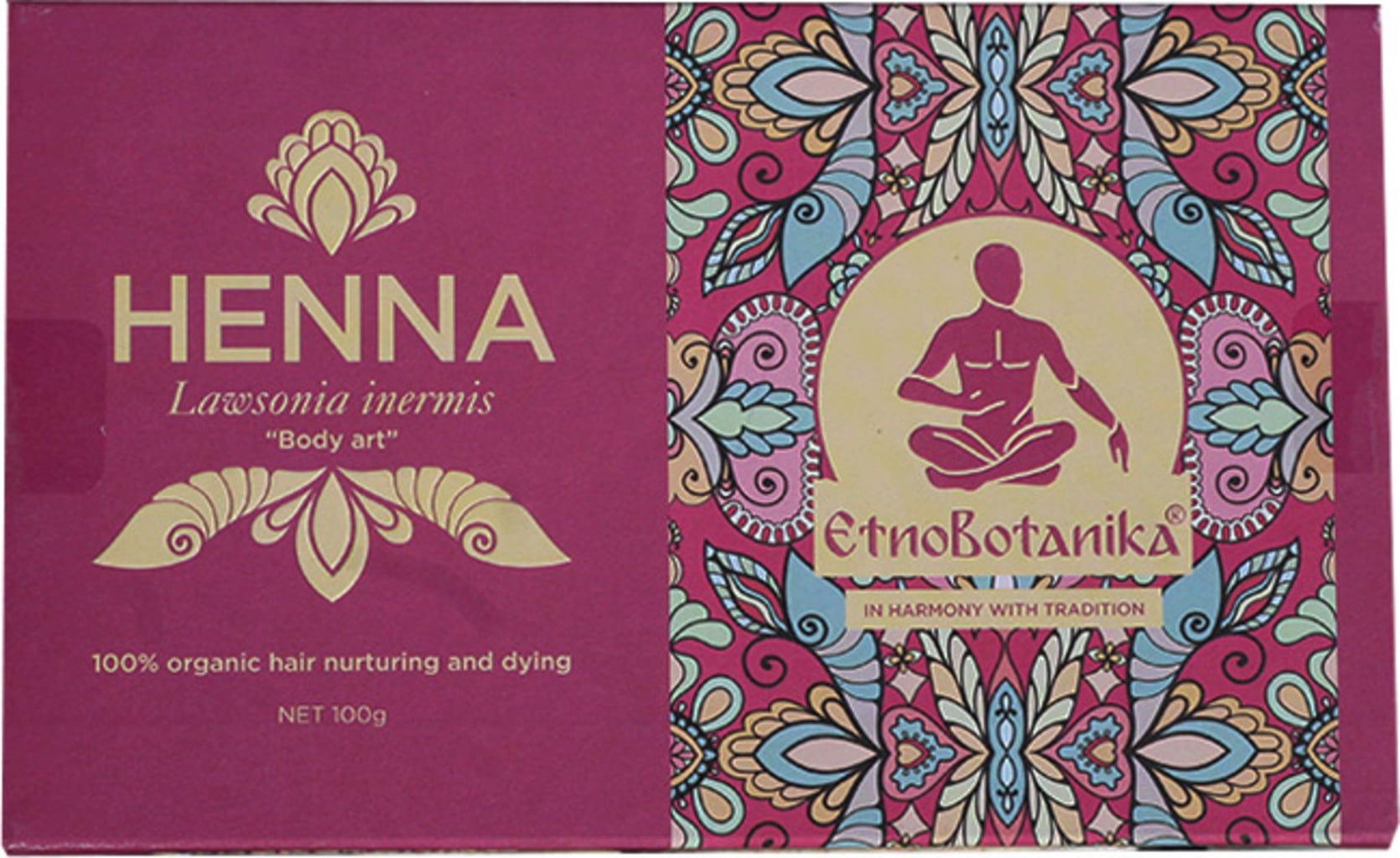 EtnoBotanika  Organic Henna, 100 g