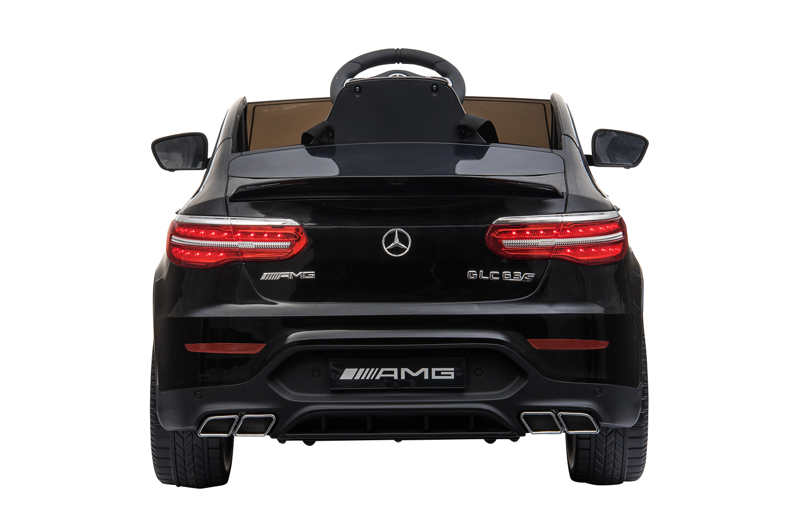 Elektroauto Kinder Mercedes GLC 63S schwarz
