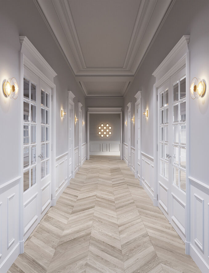 Nuura Blossi Wall, nordic gold / clear