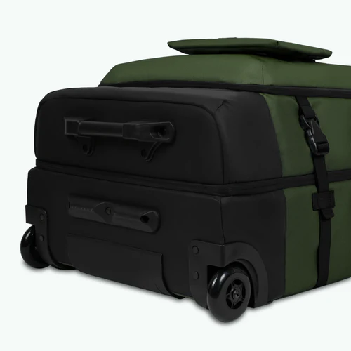 Valise souple 2 roues large Coromandel kaki