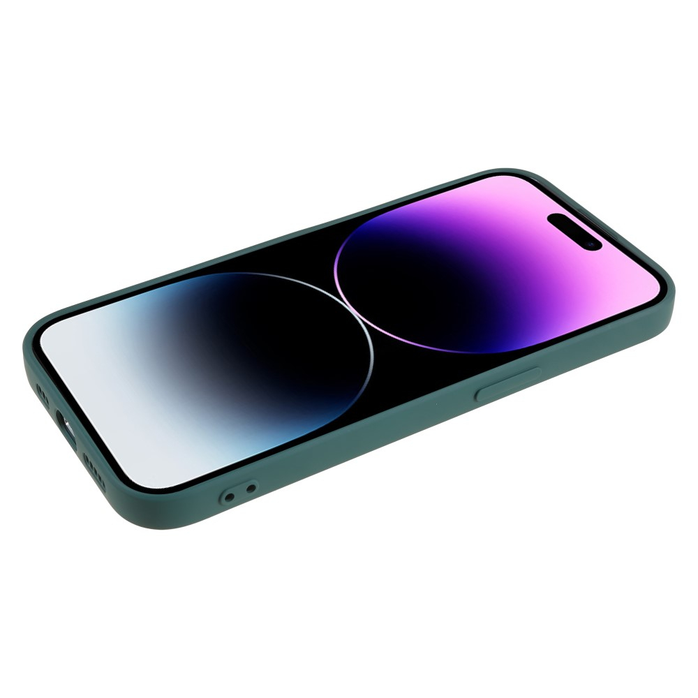 iPhone 14 Pro Max Gummi Case Hülle mit Kameraschutz - Petrol (Matt)