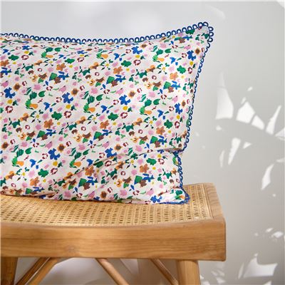 Linge de lit fleurs des champs