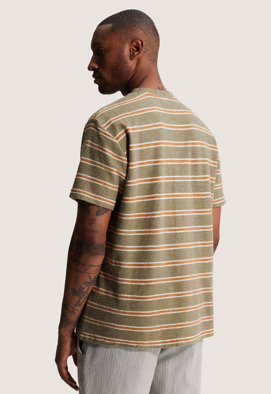 Cast Iron Relaxed Fit Stripe T-shirt