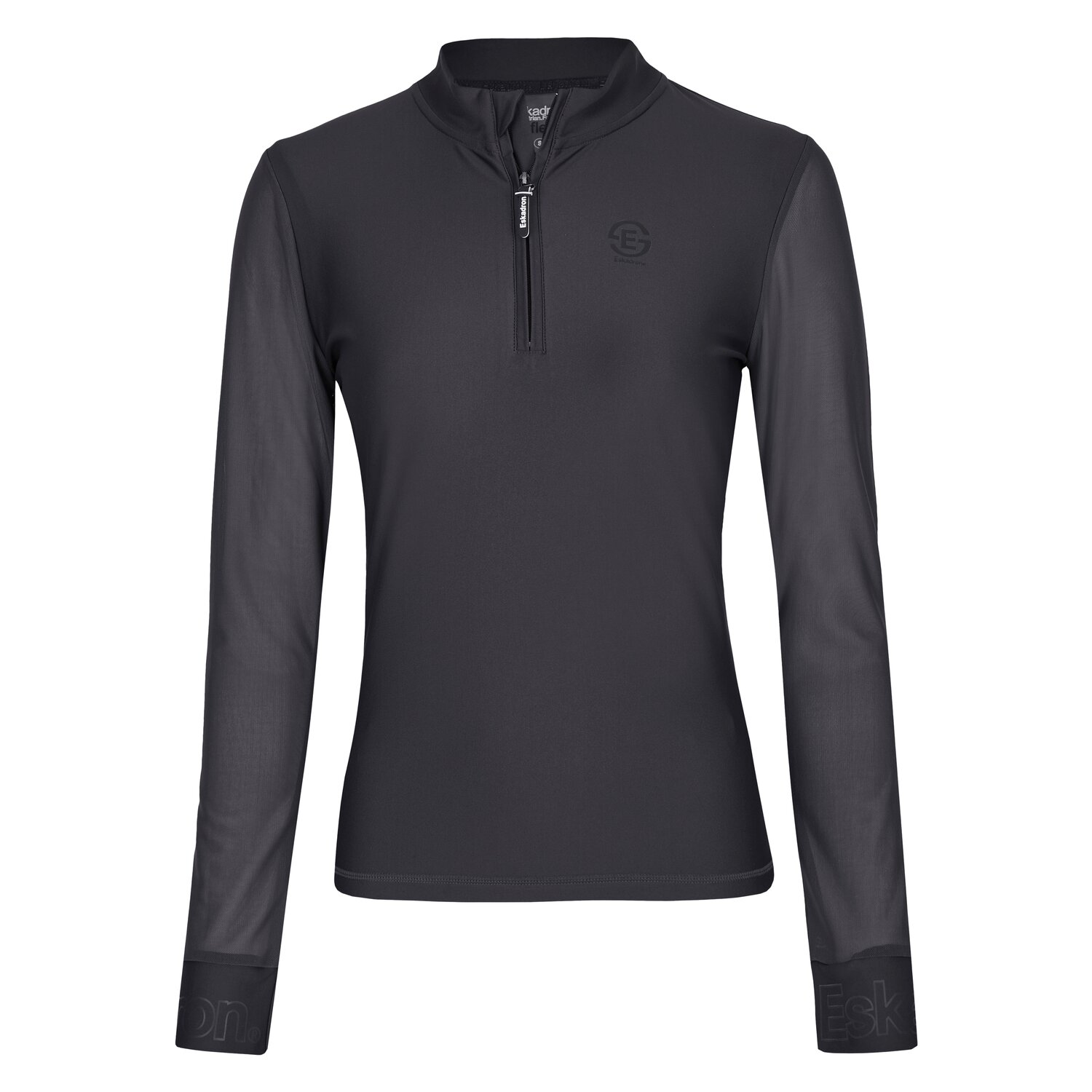ESKADRON REFLEXX Longsleeve Half-Zip  - deepgrey - XL