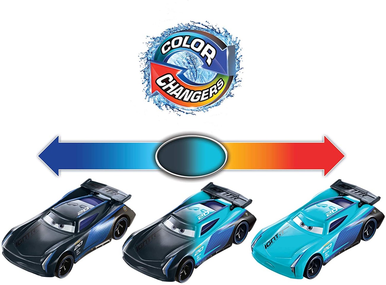 Disney Biler - Color Changers - Jackson Storm (GNY99)
