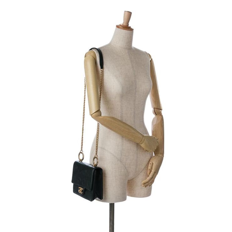Chanel Vintage Chanel Crossbody Bag Black