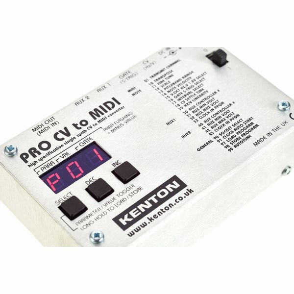 Kenton Pro CV to MIDI