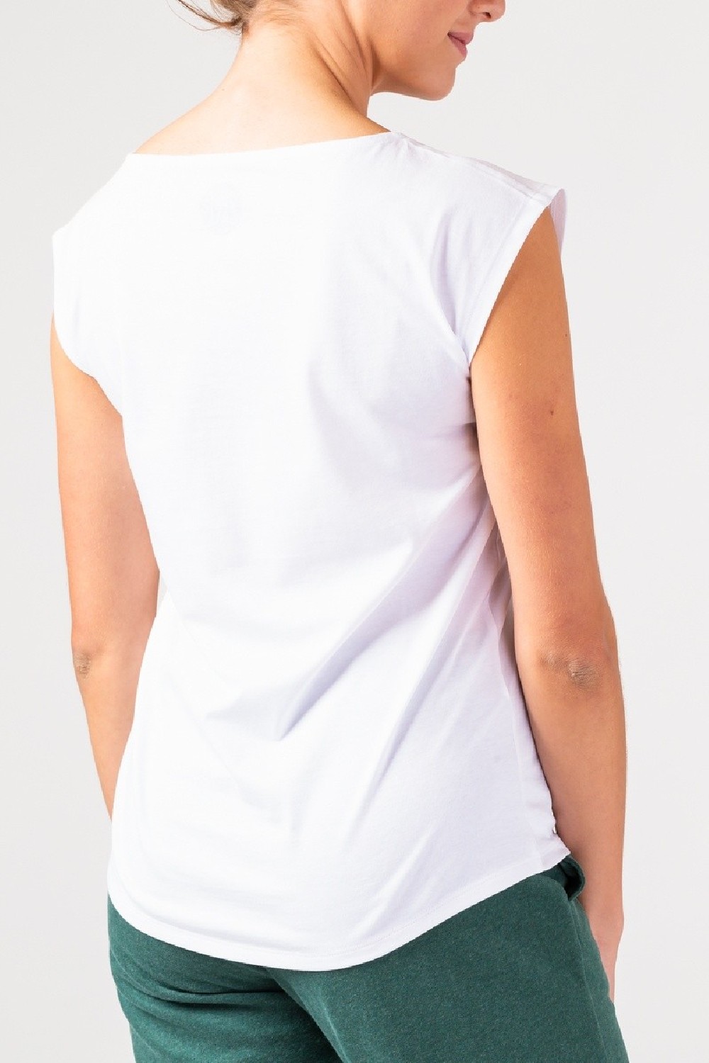 WE ARE ZRCL Damen Two Shirt Basic White