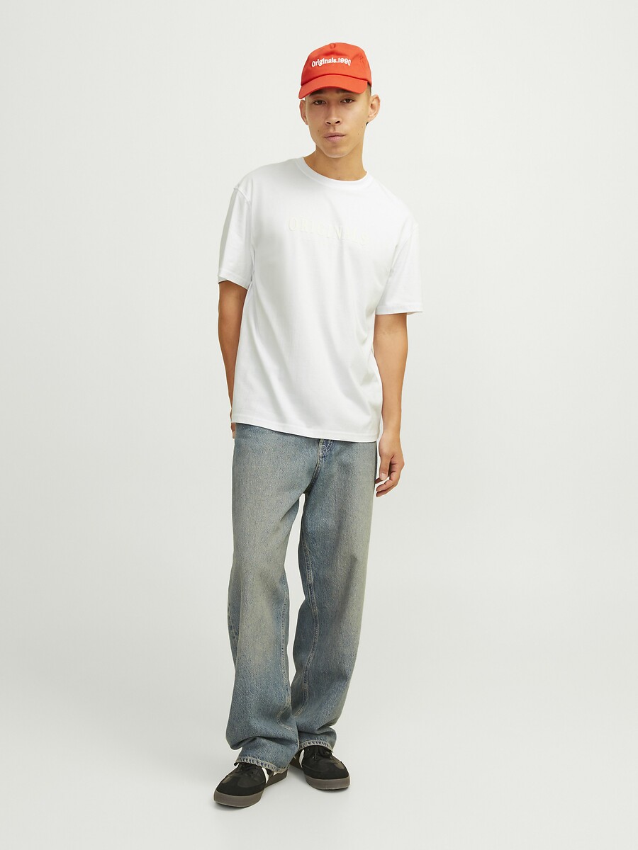 JACK & JONES<br>Camiseta com hals redondos e logotipo