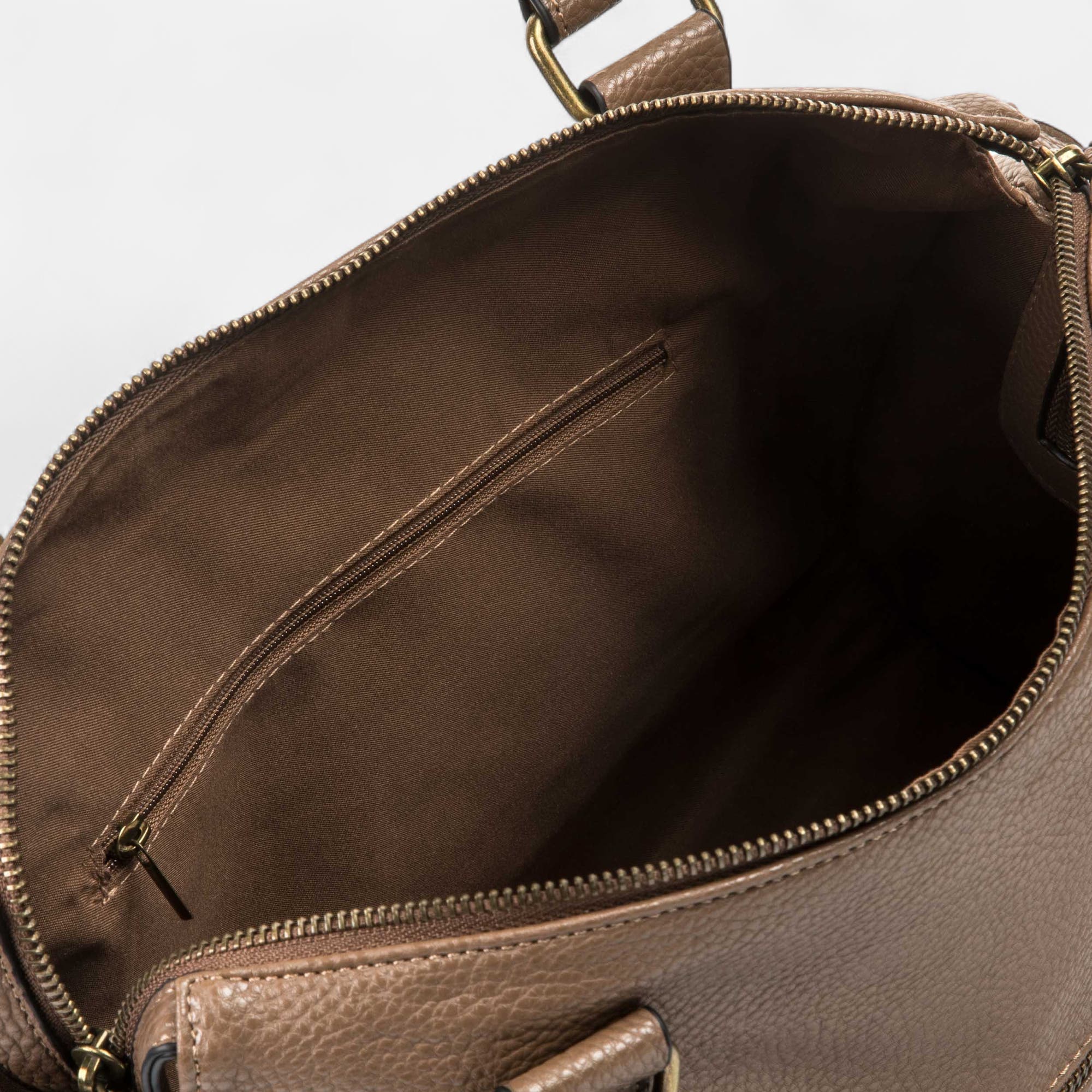 Sac de shopping taupe